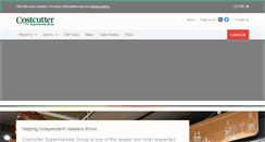 Desktop Screenshot of costcuttersupermarketsgroup.com